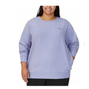 NWT- Women's Fila Purple Long Sleeve Crew Neck Sweatshirt  Size XL